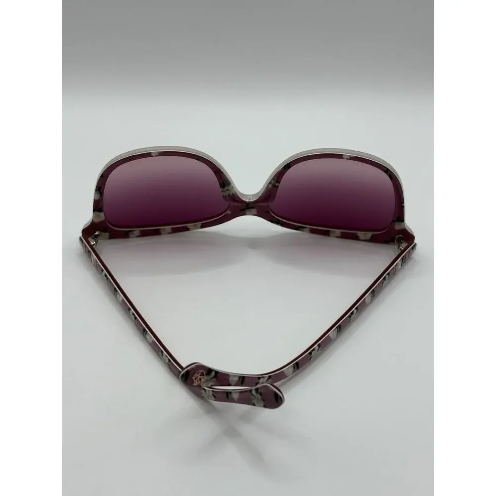 Draper James Cat Eye Sunglasses Gray Pink Gradient Women 56-17-135 DJ7003